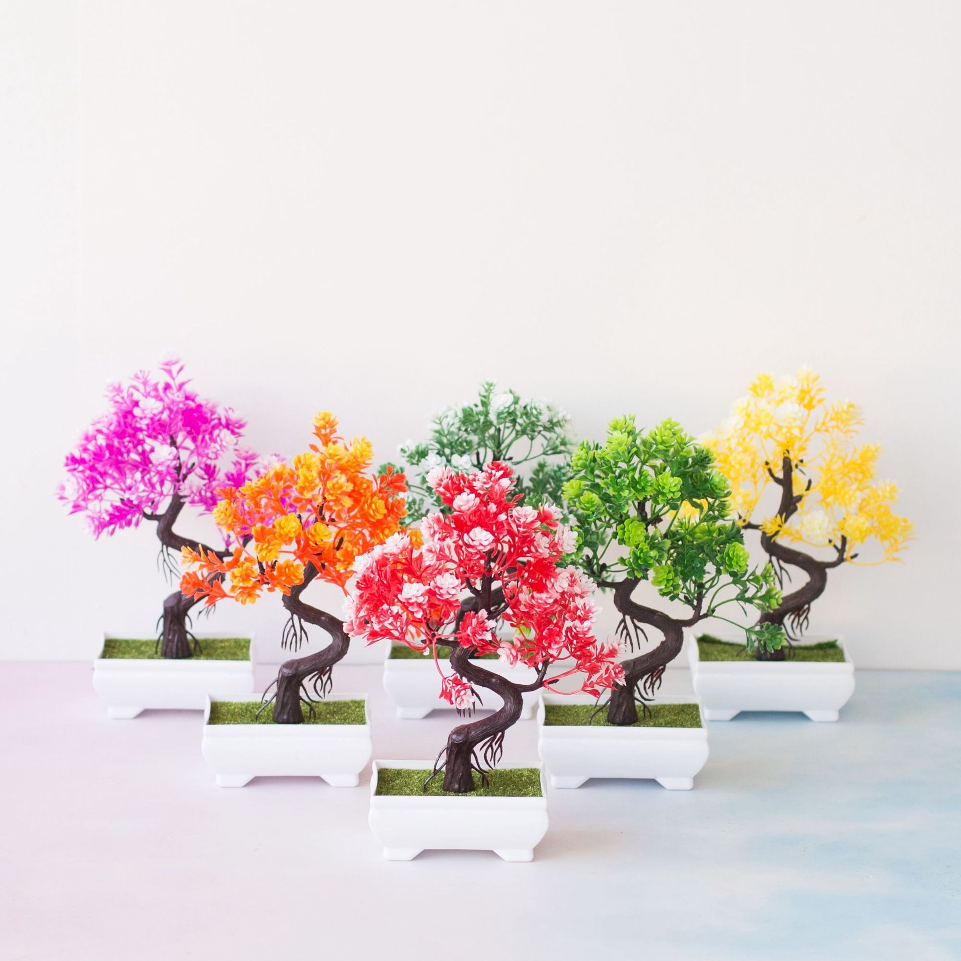 Bonsai Tree Zen Garden - 인공 분재 작은 나무 가짜 식물