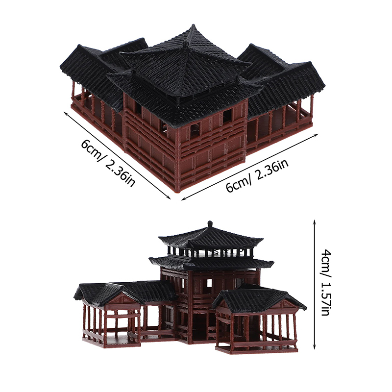 Japanese Garden Bonsai - 고대 건물 모형 미니어처 일본식 정자