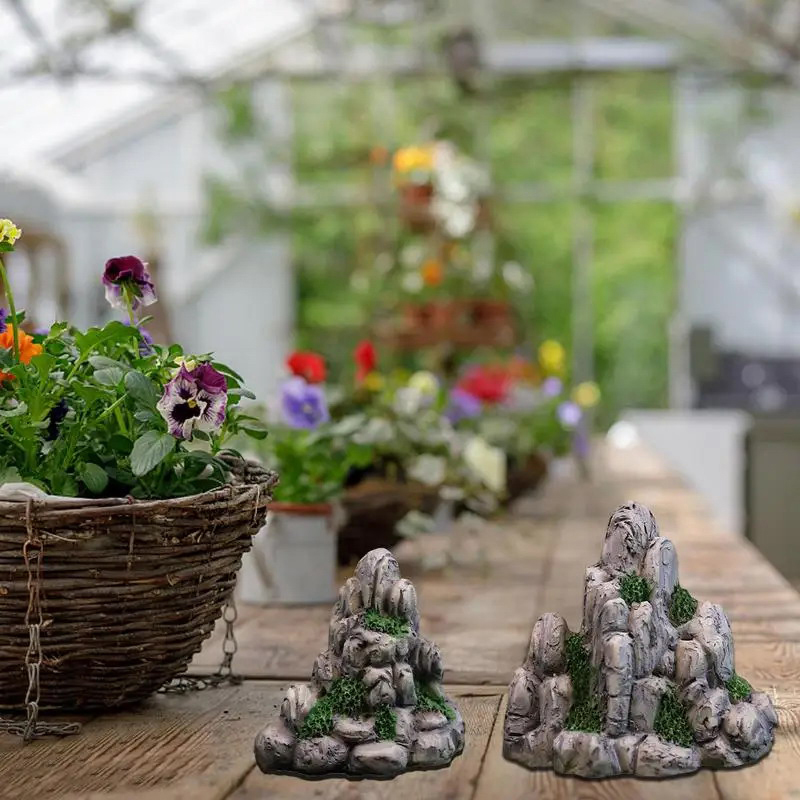 Bonsai Rock Garden - 미니 마운틴 인공 언덕 가짜 돌