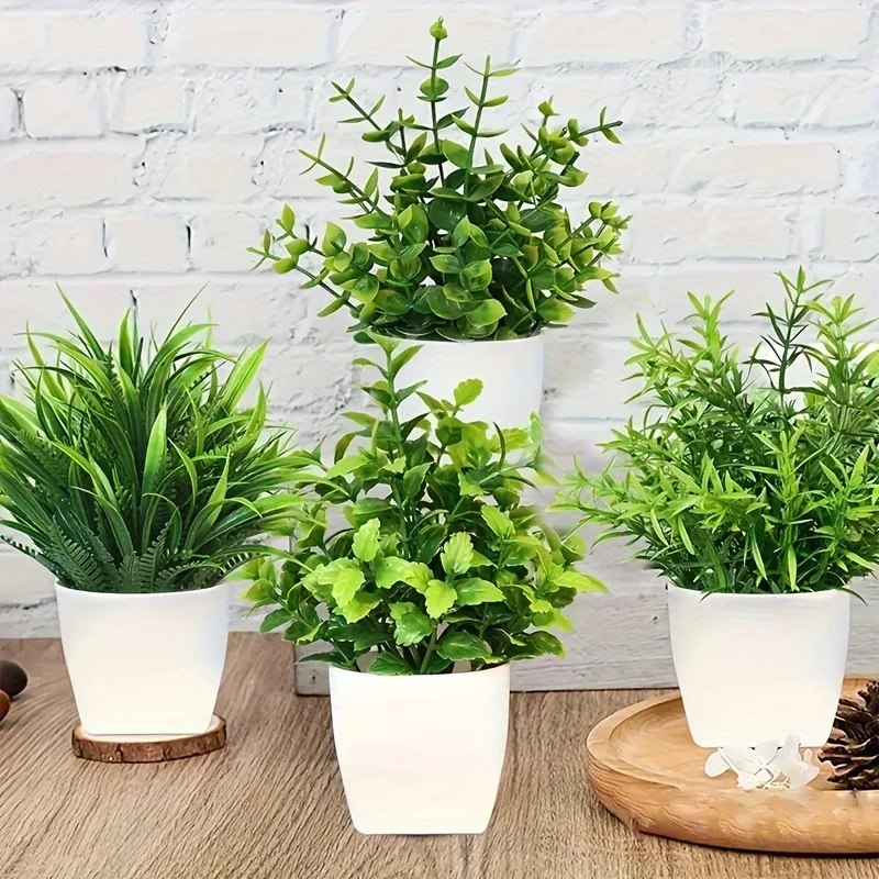 Bonsai Garden Kit - 인공 미니 화분 식물, 가짜 스프레이