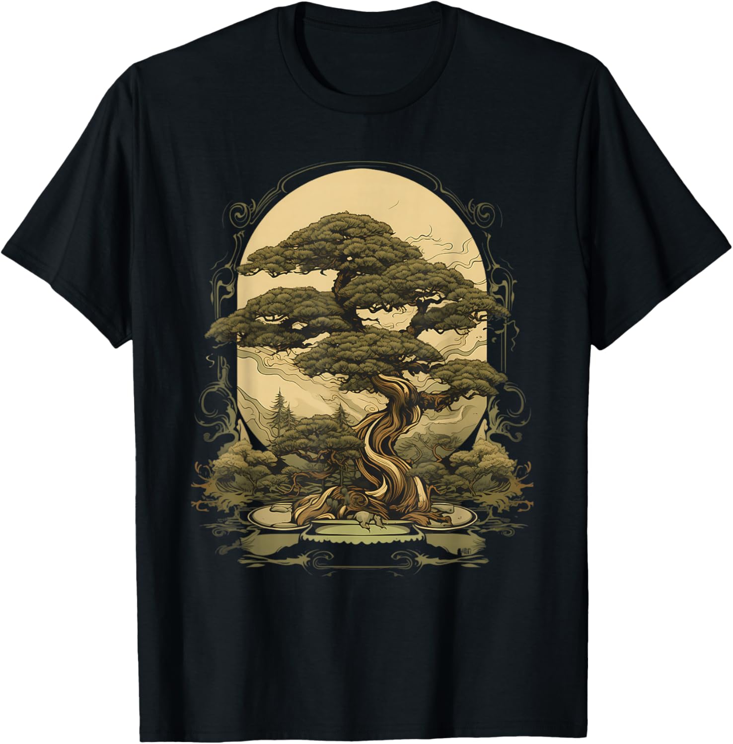 Japanese Garden Bonsai - 일본 정원 예술 분재 나무 티셔츠