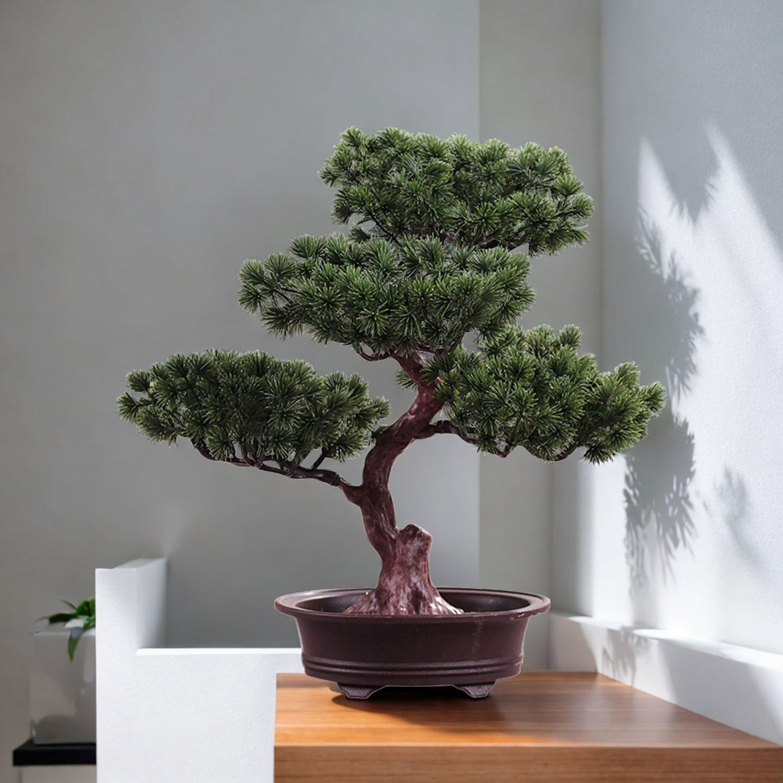Bonsai Tree Zen Garden - 인공 분재 가짜 나무 화분 녹지
