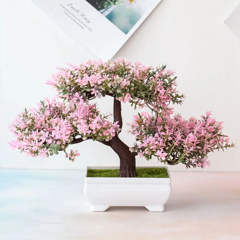 Bonsai Garden Kit - 인공 식물 분재 가짜 식물 꽃