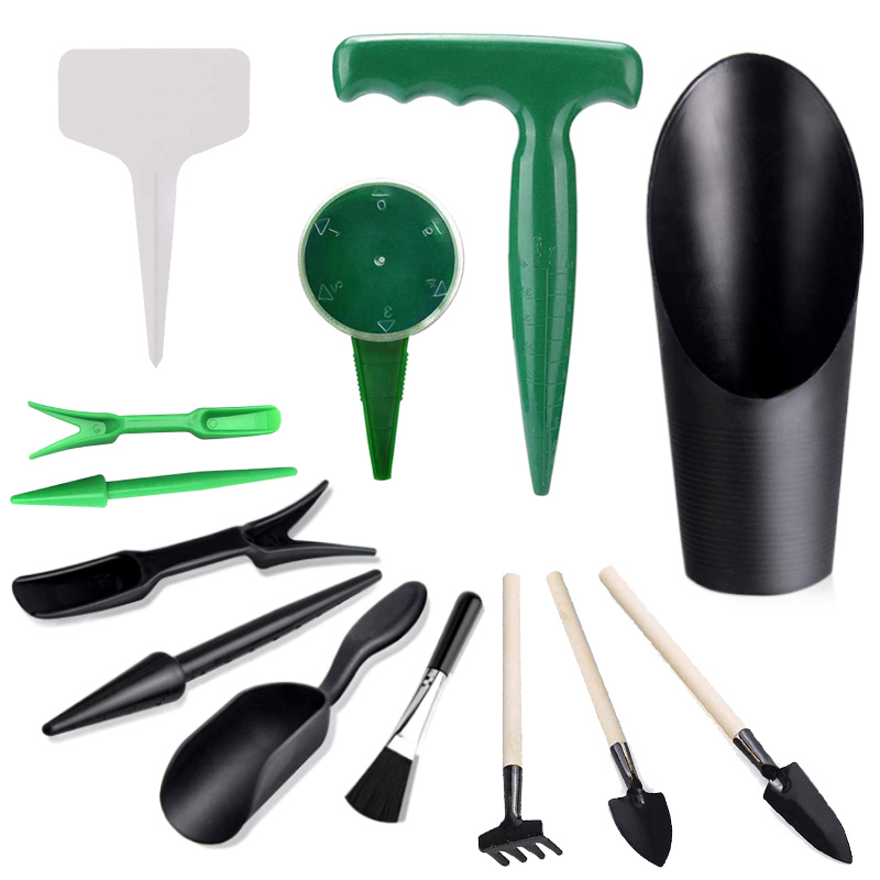 Bonsai Garden Tools - 미니 원예 도구 세트 라벨 보드