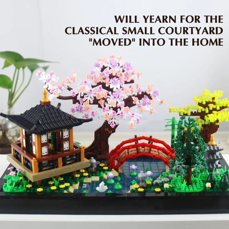 Bonsai Tree Zen Garden - DIY 젠 렐름 가든 빌딩 블록
