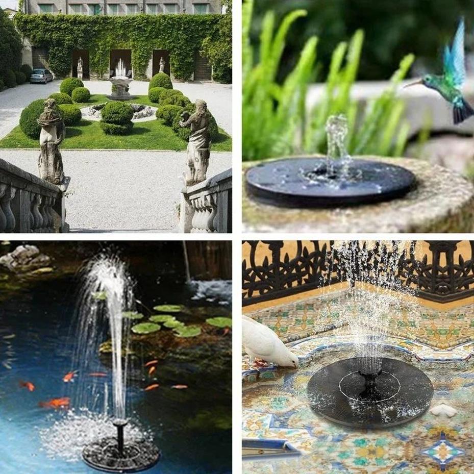물 소스 소형 태양 분수 수영장 연못 폭포 정원 장식  - Bonsai Garden Fountain 리뷰 및 가격