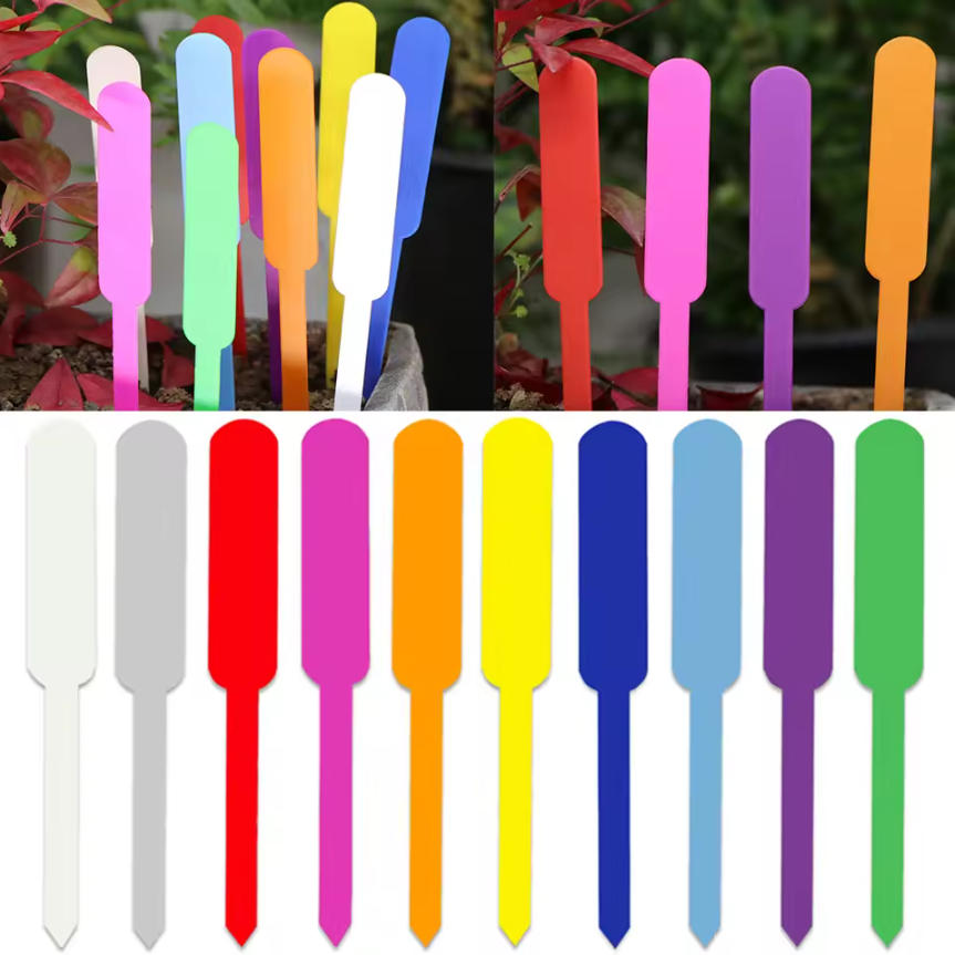 100PCS 방수 정원 식물 태그 플라스틱 라벨 꽃 허 - Bonsai Garden Tools 리뷰 및 가격