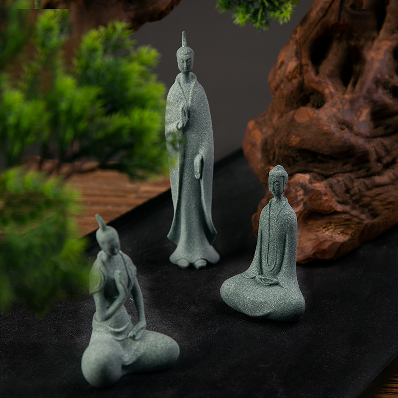 미니 불교 승려 인형 정원 부처님 선 동상 티베트 부처 - Bonsai Garden Zen 리뷰 및 가격