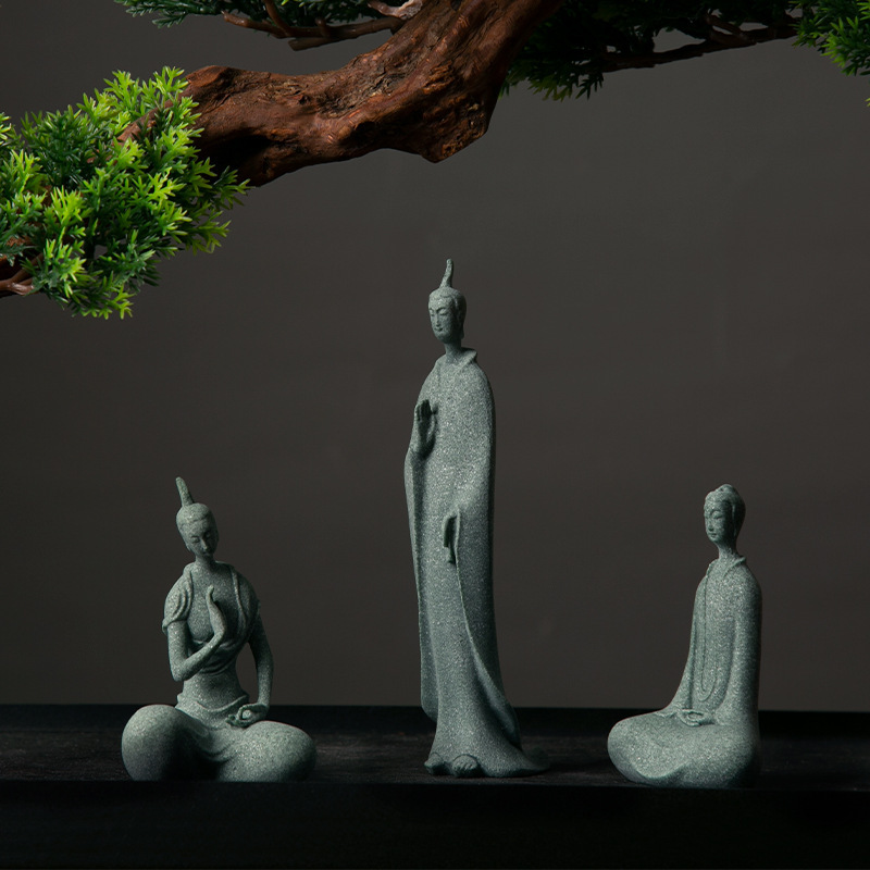 미니 불교 승려 인형 정원 부처님 선 동상 티베트 부처 - Bonsai Garden Zen 리뷰 및 가격