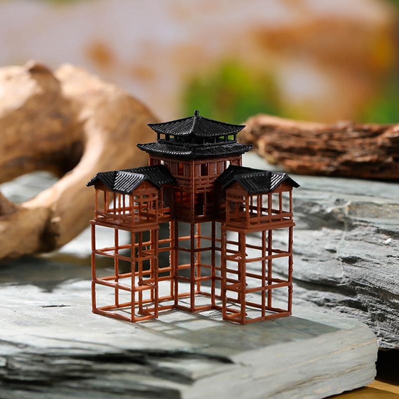 고대 건물 모형 미니어처 일본식 정자 장식 미니어처 선 - Japanese Garden Bonsai 리뷰 및 가격