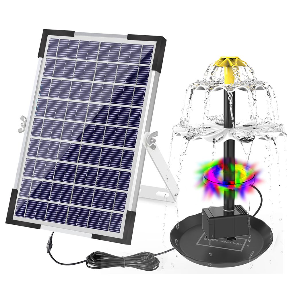 조류 욕조용 태양열 분수 펌프, LED 조명, 정원 연 - Bonsai Garden Fountain 리뷰 및 가격