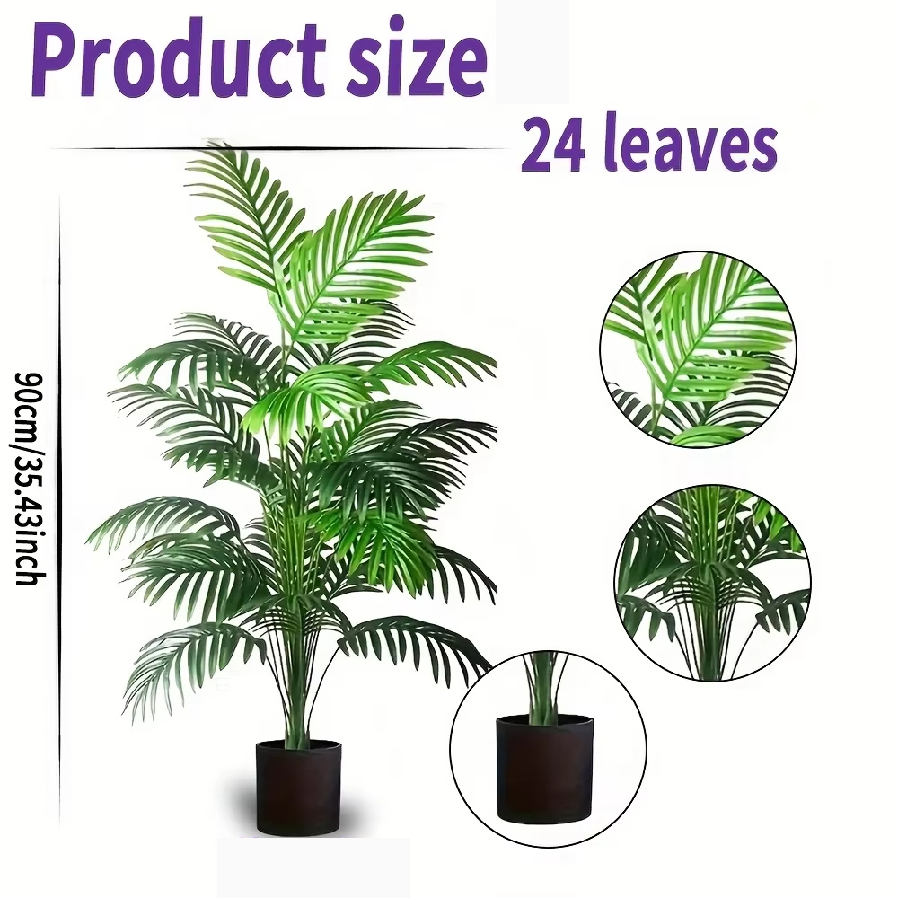 24잎 아레카야자 인조 식물 나무 화분 플라스틱 녹색  - Bonsai Garden Kit 리뷰 및 가격