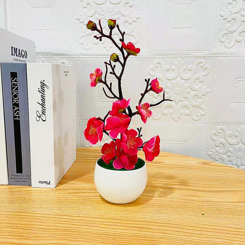 모조 매화 화분 식물 인조 플라스틱 가짜 꽃 가정 사무 - Bonsai Garden Kit 리뷰 및 가격