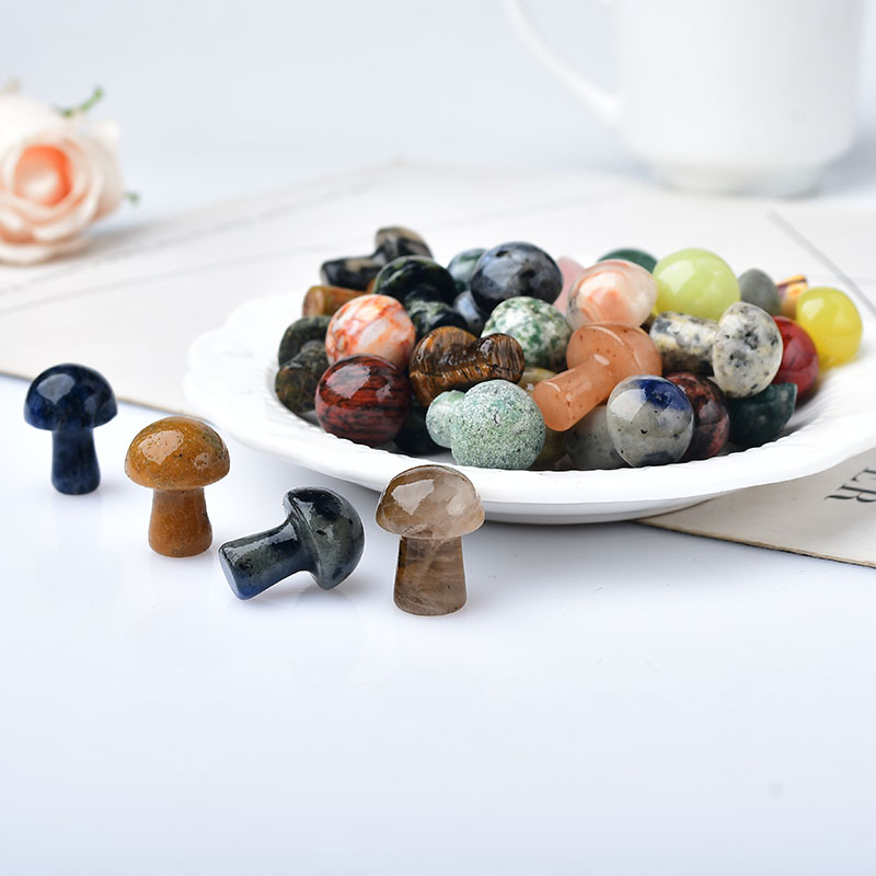 10Pcs 천연 크리스탈 미니 버섯 보석 석영 버섯 미 - Bonsai Rock Garden 리뷰 및 가격