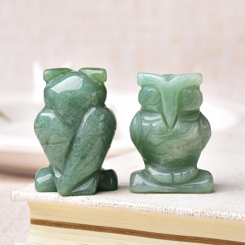 1PC 천연 석재 조각 올빼미 동물 장식품 Aventu - Bonsai Rock Garden 리뷰 및 가격