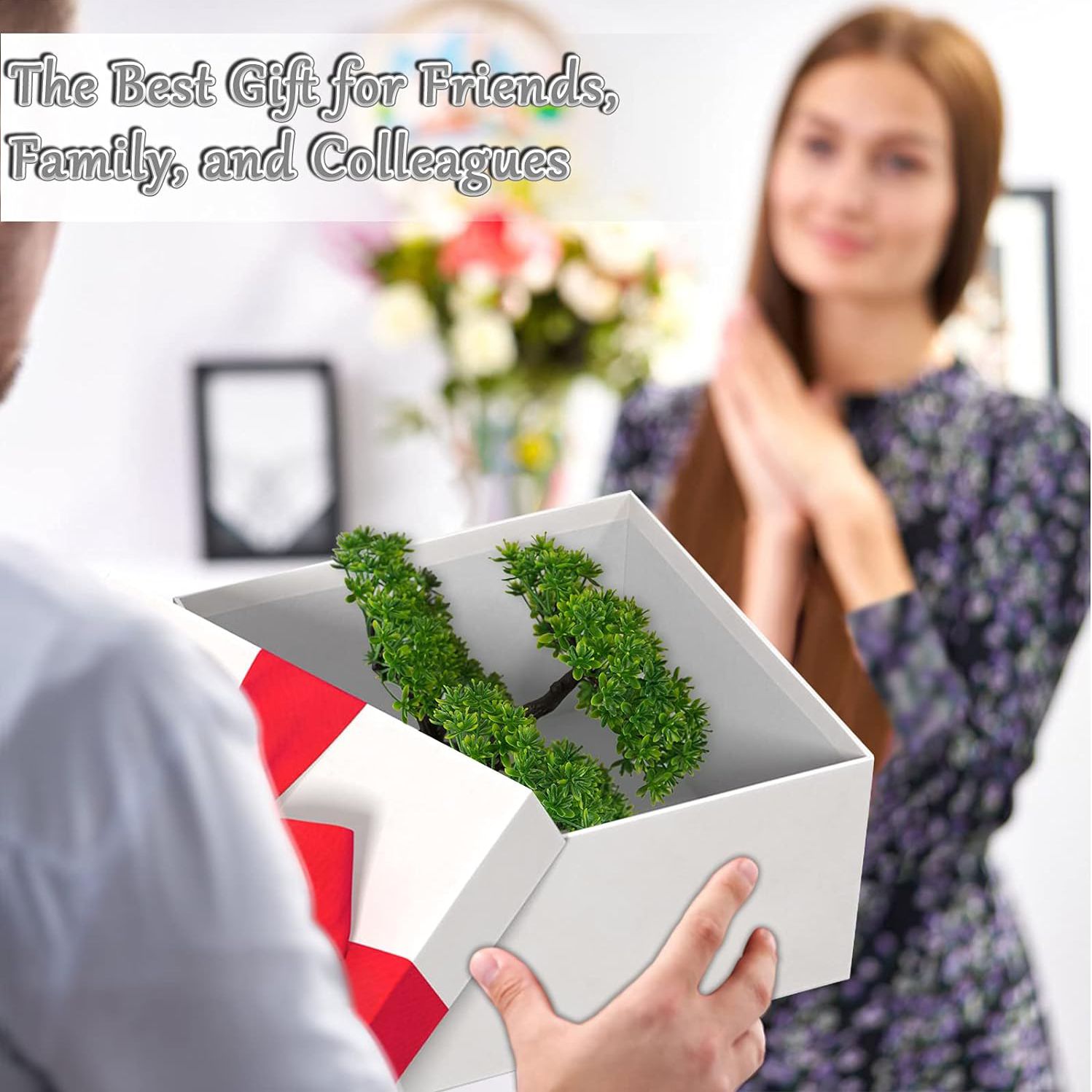 1Pcs 녹색 인공 식물 분재 플라스틱 나무 가짜 꽃  - Bonsai Garden Table 리뷰 및 가격