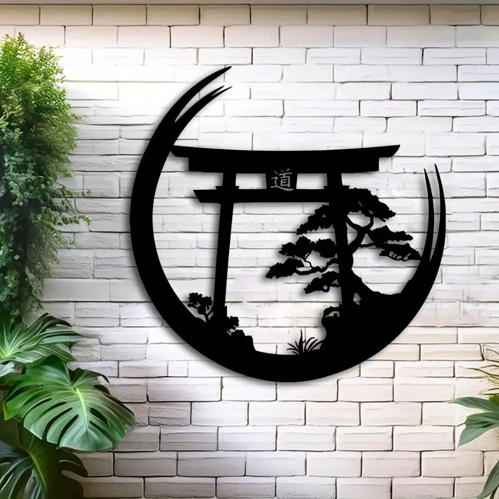 일본 분재 토리이 게이트 금속 벽 장식, 알루미늄 철제 - Japanese Garden Bonsai 리뷰 및 가격