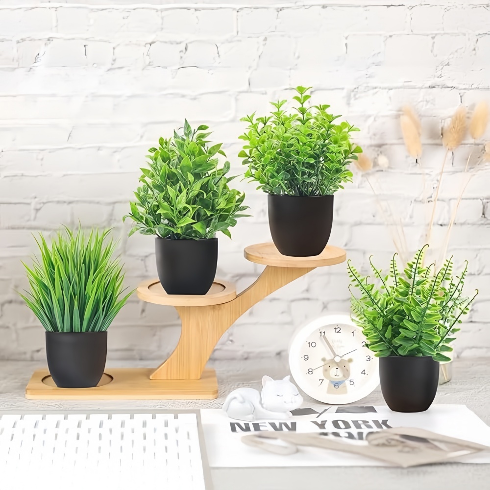 4개/세트 미니 인조 식물 화분 실내외 장식용 녹색 분 - Bonsai Garden Kit 리뷰 및 가격