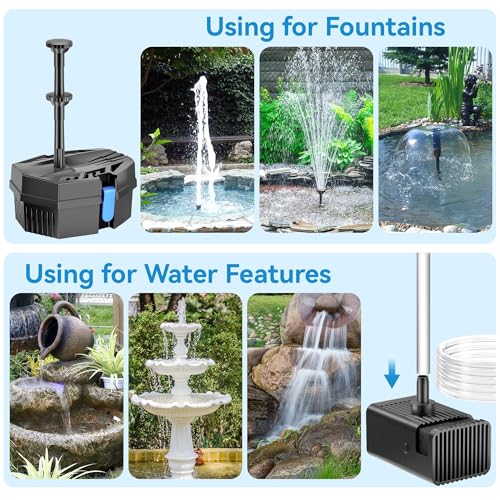 3000mAh 통합형 파워 뱅크가 포함된 8W 태양광  - Bonsai Garden Fountain 리뷰 및 가격