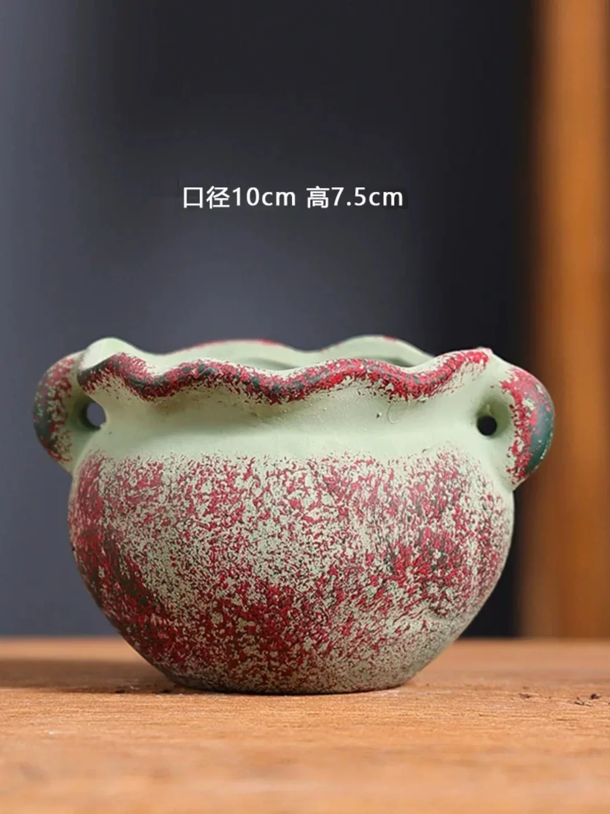 지중해 다육 화분, 홈 메이드 레드 도자기 세라믹 레트 - Japanese Garden Bonsai 리뷰 및 가격
