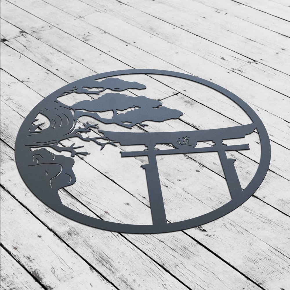 브랜드 벚꽃나무 금속 벽 장식 일본 분재 철제 벽걸이  - Japanese Garden Bonsai 리뷰 및 가격