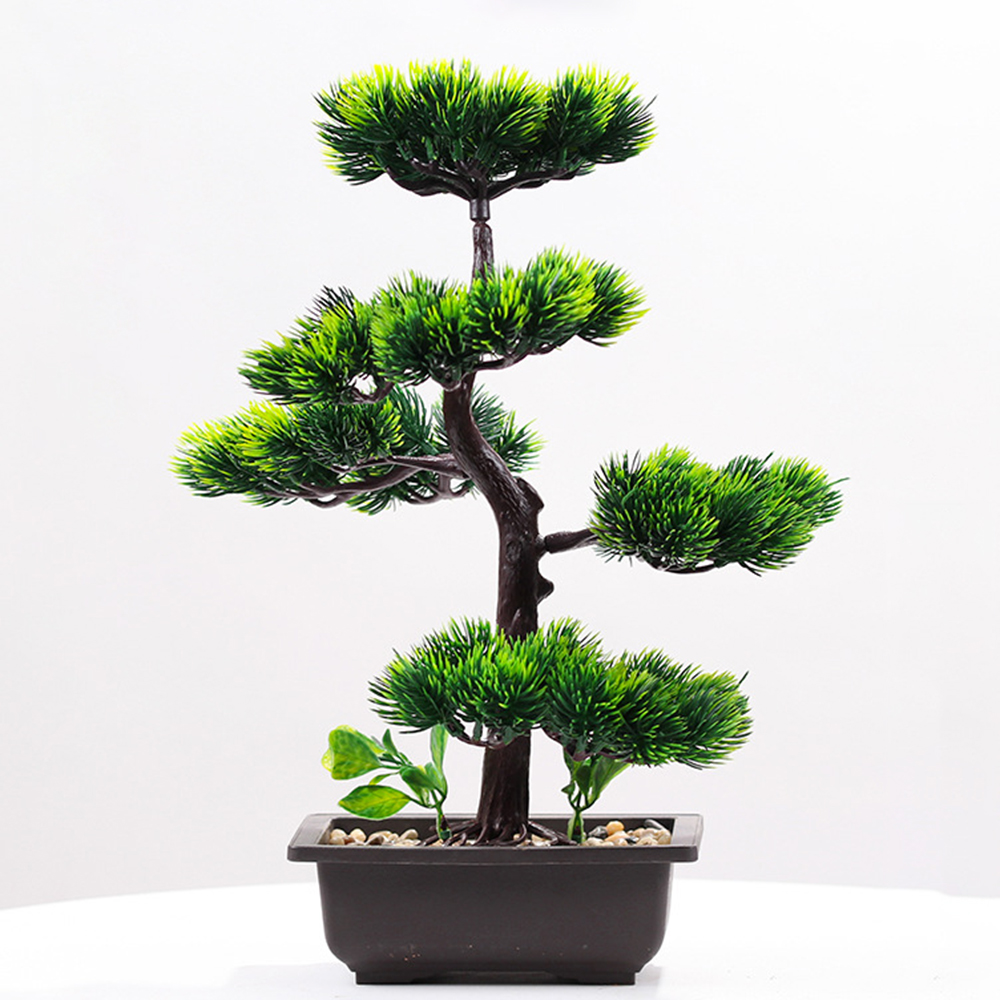 인공 식물 아름다움 소나무 가짜 피닉스 소나무 화분에  - Bonsai Garden Kit 리뷰 및 가격