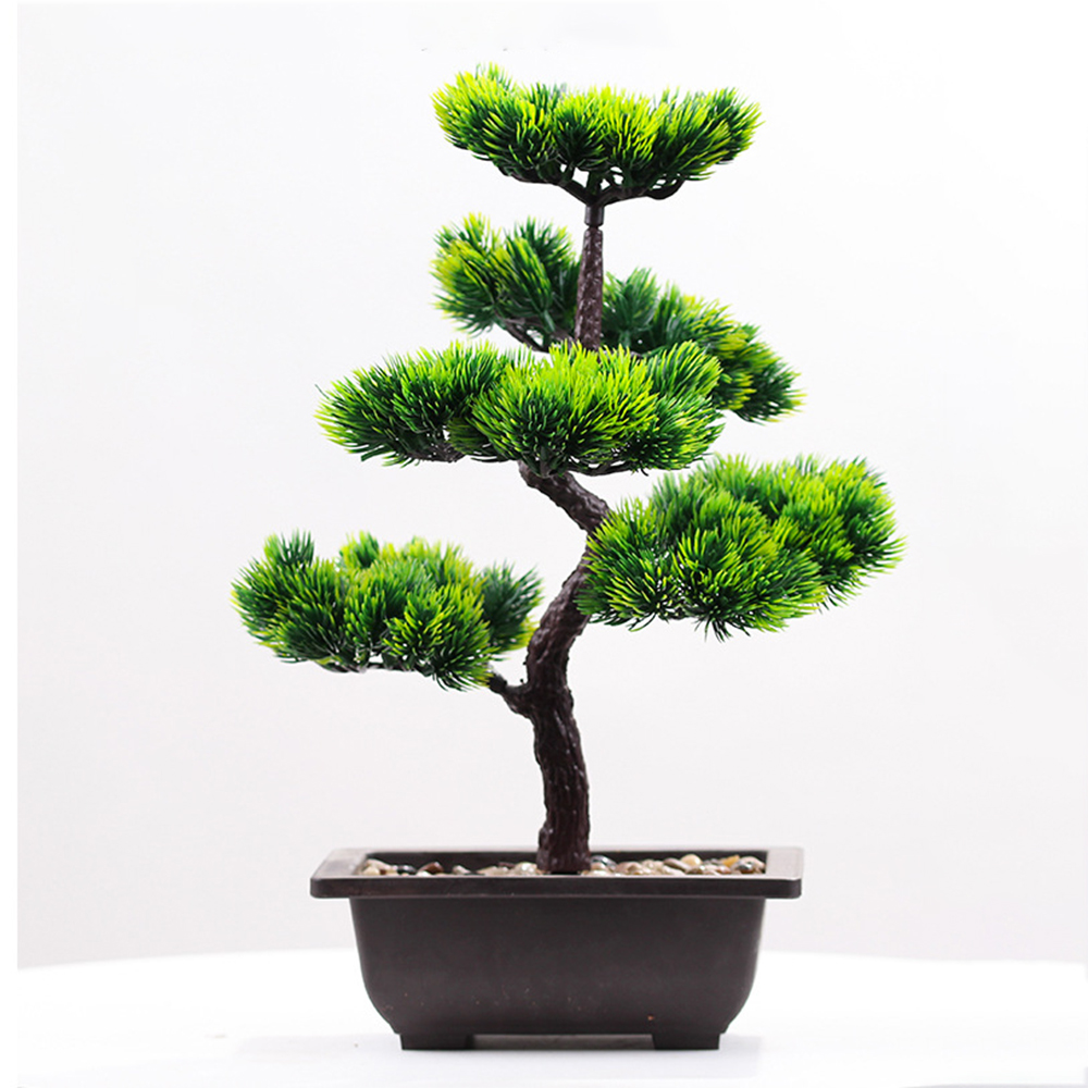 인공 식물 아름다움 소나무 가짜 피닉스 소나무 화분에  - Bonsai Garden Kit 리뷰 및 가격