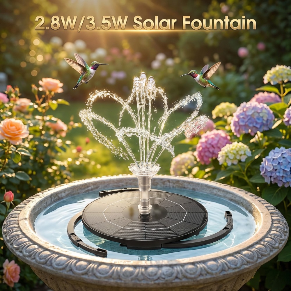 태양광 분수 펌프, DIY 분수 키트, 다양한 노즐 포 - Bonsai Garden Fountain 리뷰 및 가격