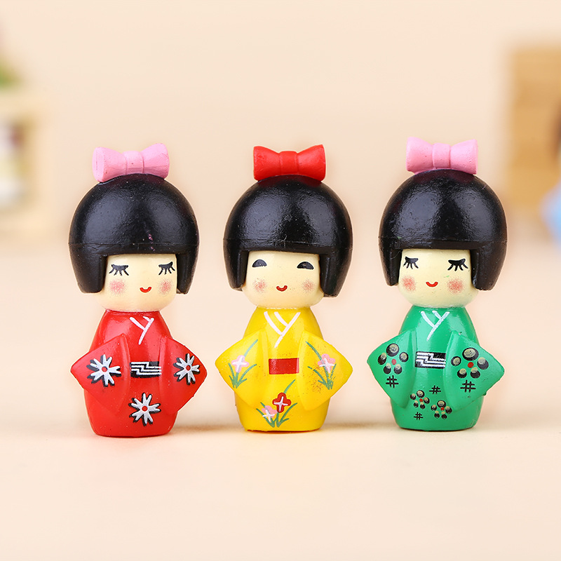 새로운 일본 귀여운 소녀 피규어 분재 장식 미니 홈 데 - Japanese Garden Bonsai 리뷰 및 가격