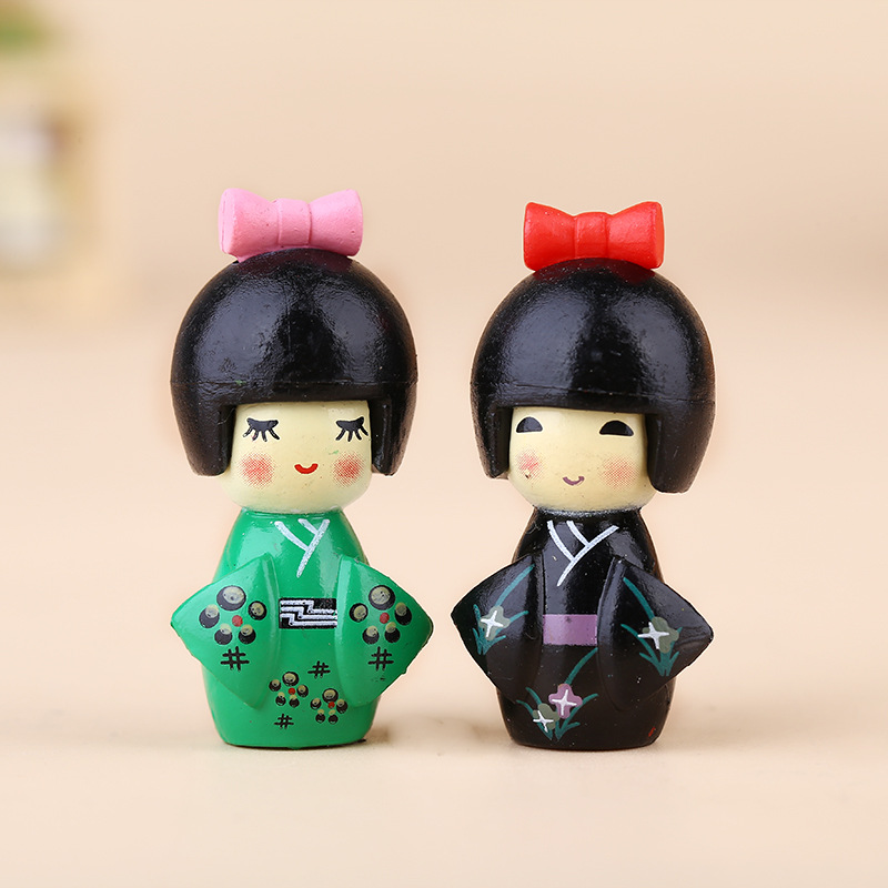 새로운 일본 귀여운 소녀 피규어 분재 장식 미니 홈 데 - Japanese Garden Bonsai 리뷰 및 가격
