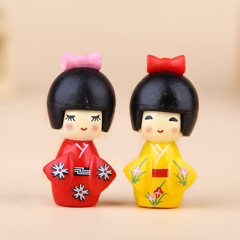 새로운 일본 귀여운 소녀 피규어 분재 장식 미니 홈 데 - Japanese Garden Bonsai 리뷰 및 가격
