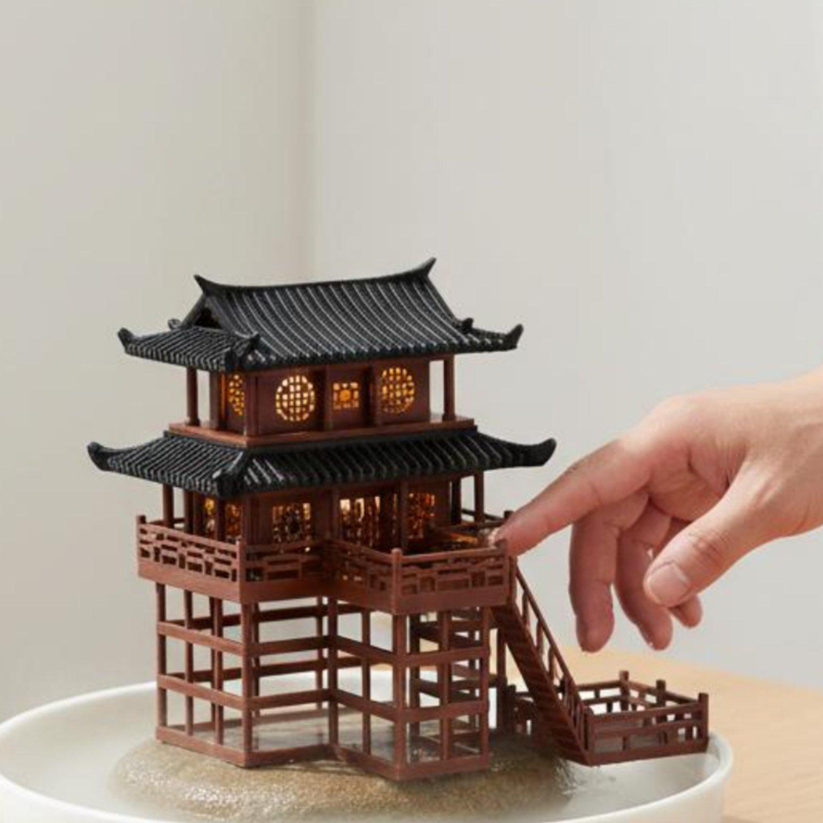 분재집 탁상용 플라스틱 탑 미니 마이크로 풍경 일본 정 - Japanese Garden Bonsai 리뷰 및 가격